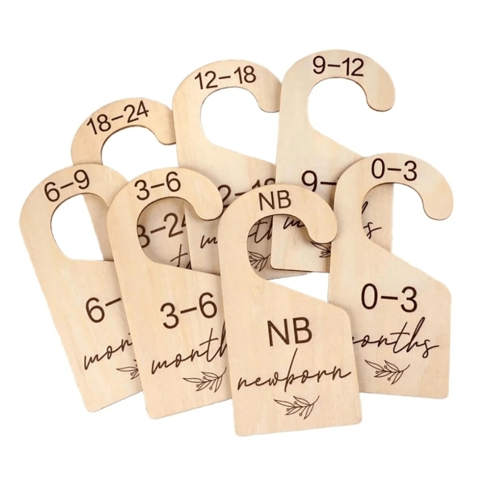 Wooden Baby Age Clothes Dividers